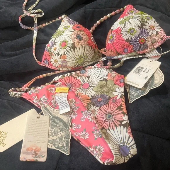 Agua Bendita Floral Bikini Set - Multicolor - Picture 7 of 8